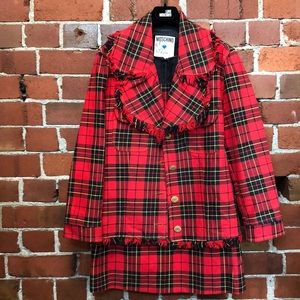 MOSCHINO Tartan Dress and Blazer